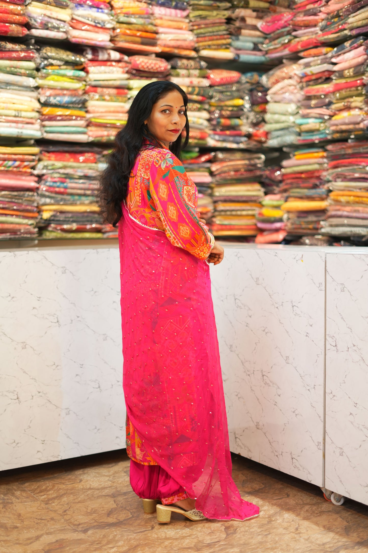 VRNY Pure Muslin Afghani Suit