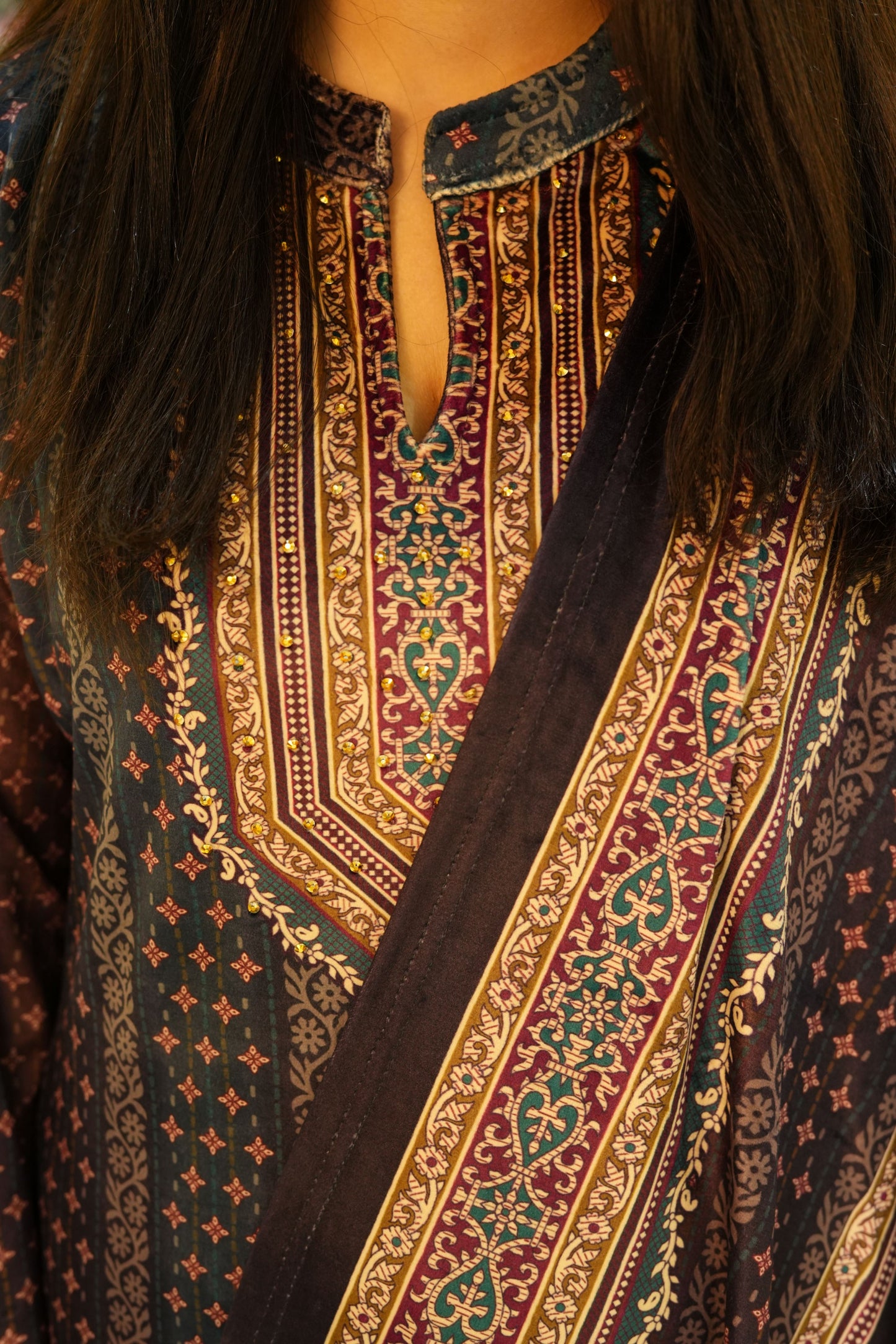 VRNY Velvet Winter Suit Set