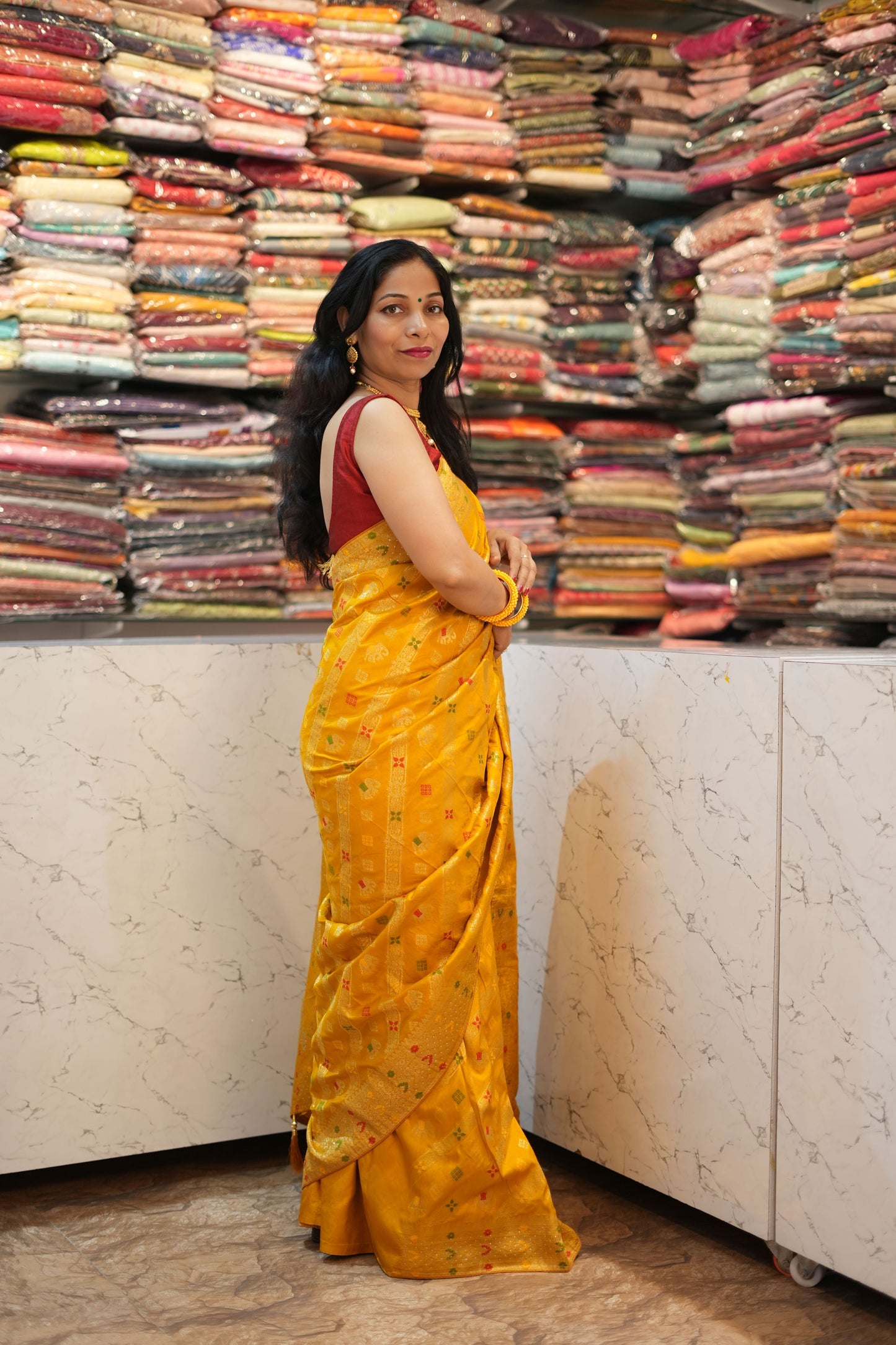 VRNY Dola Silk Saree