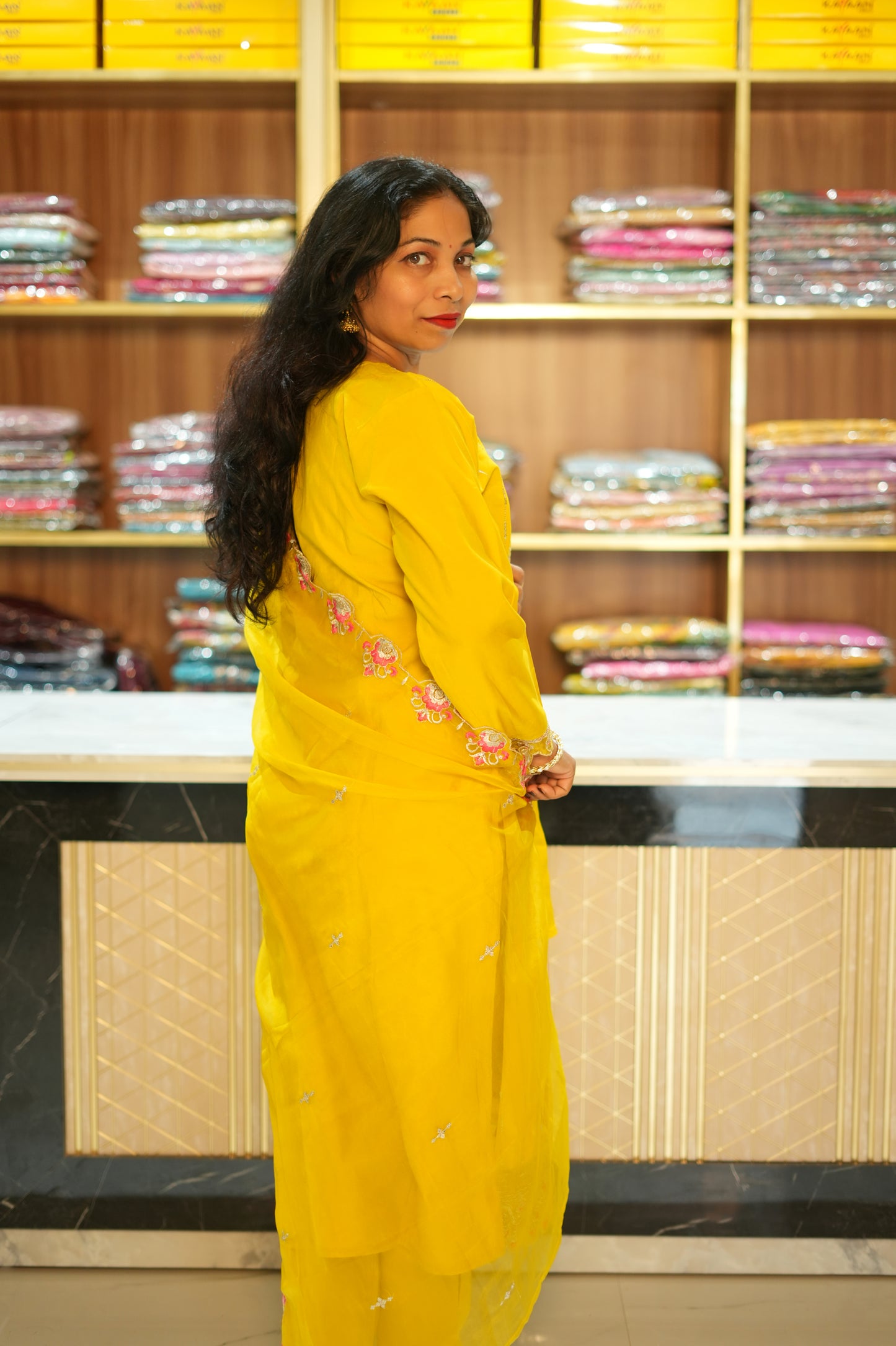 VRNY Sunshine Roman Silk Suit