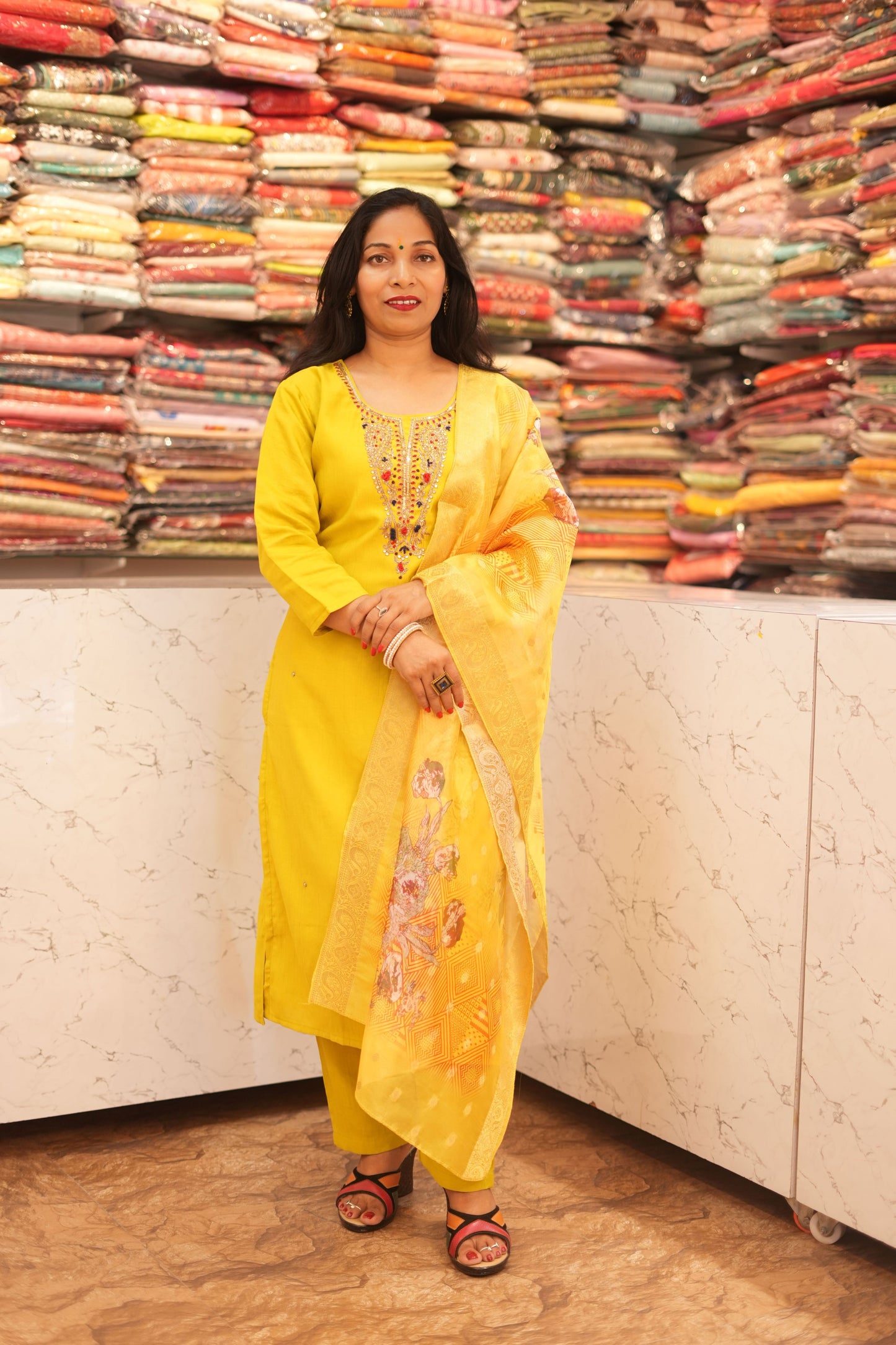 VRNY Sunshine Cotton Floral Suit Set