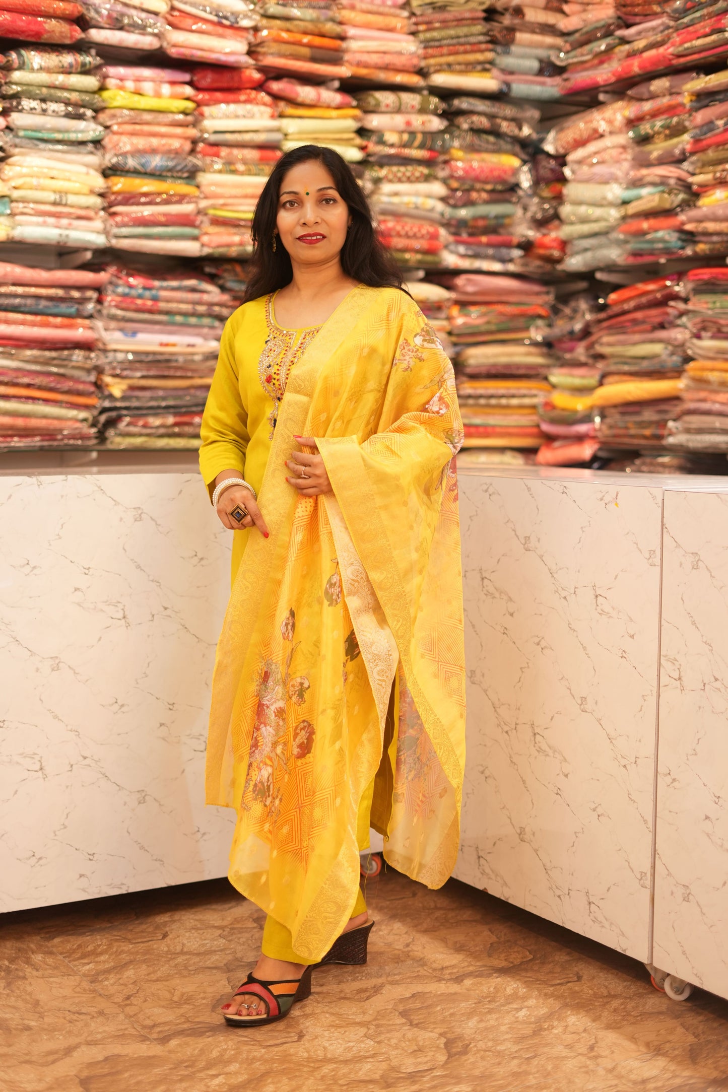 VRNY Sunshine Cotton Floral Suit Set