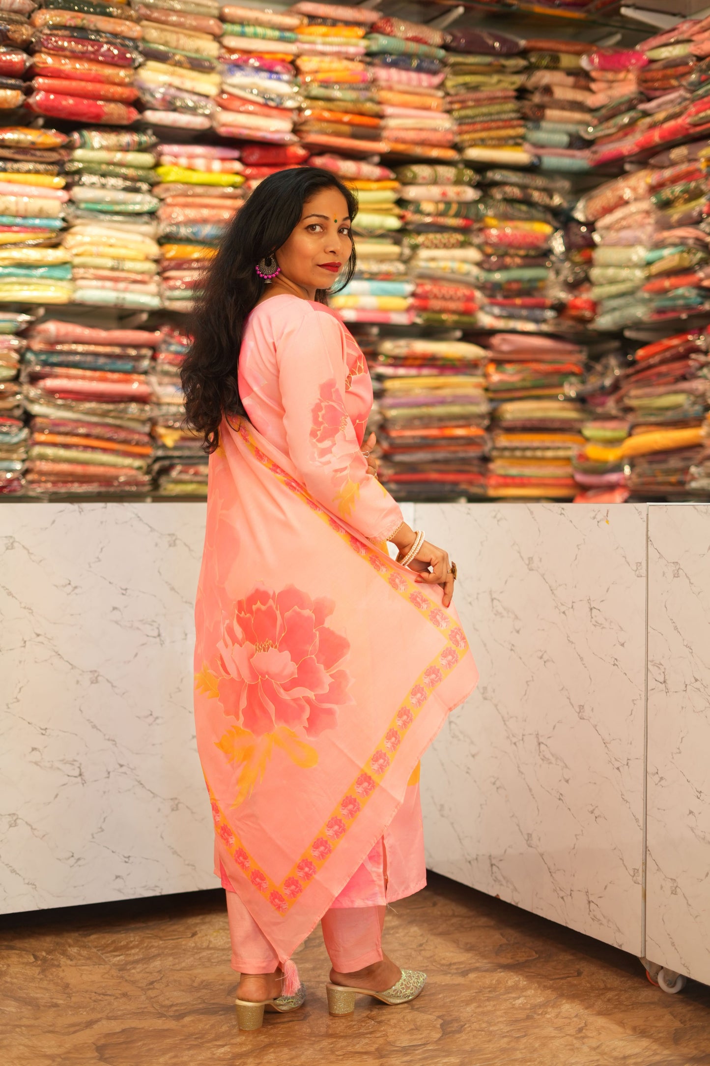 VRNY Simmer Organza Suit