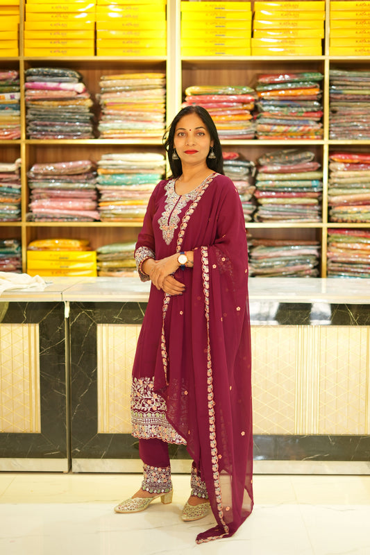VRNY Kashmiri Style Suit