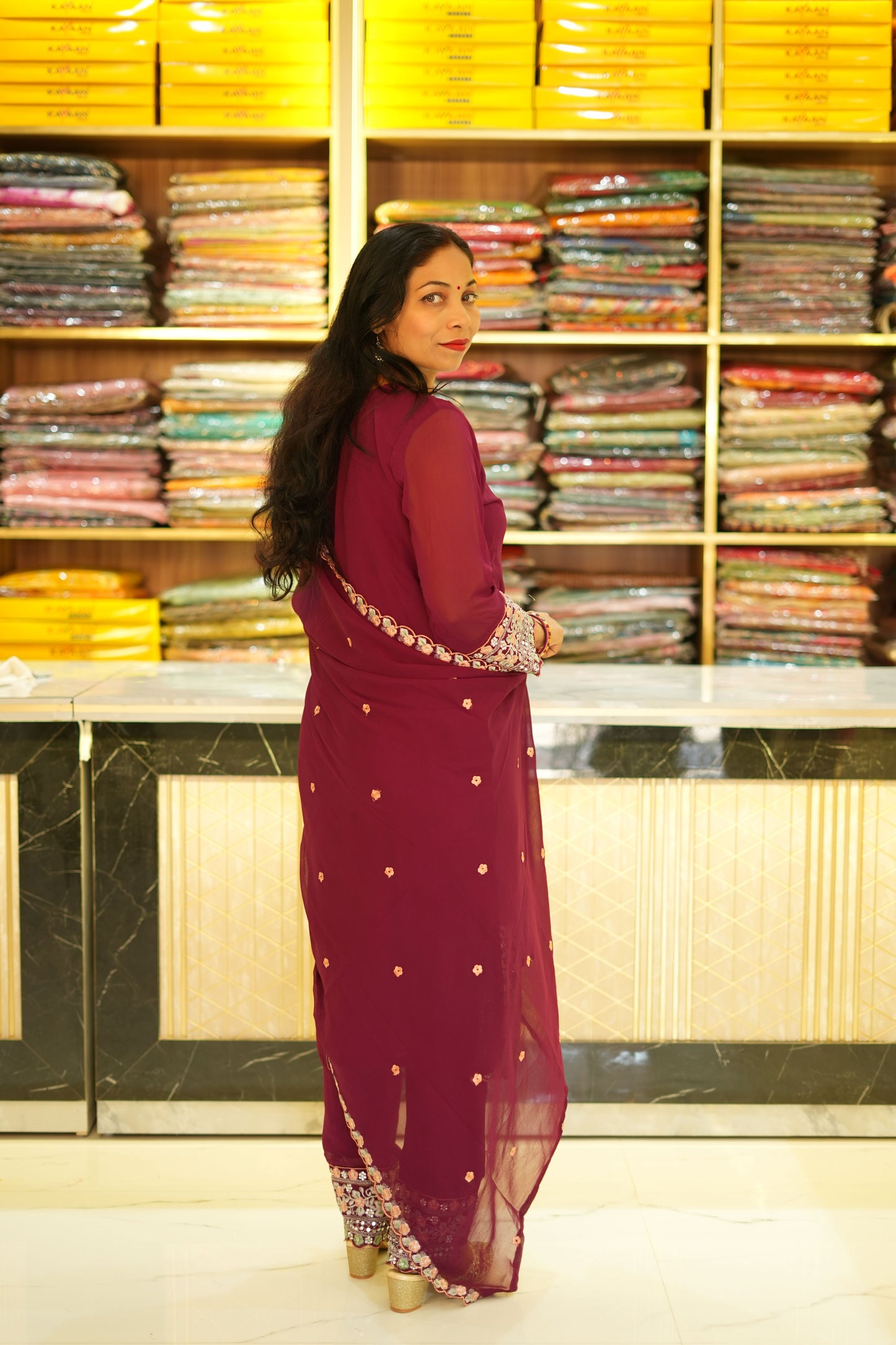VRNY Kashmiri Style Suit