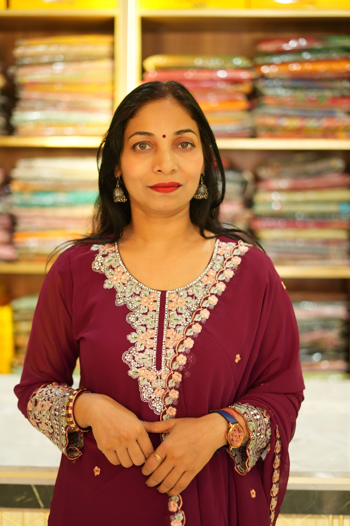 VRNY Kashmiri Style Suit