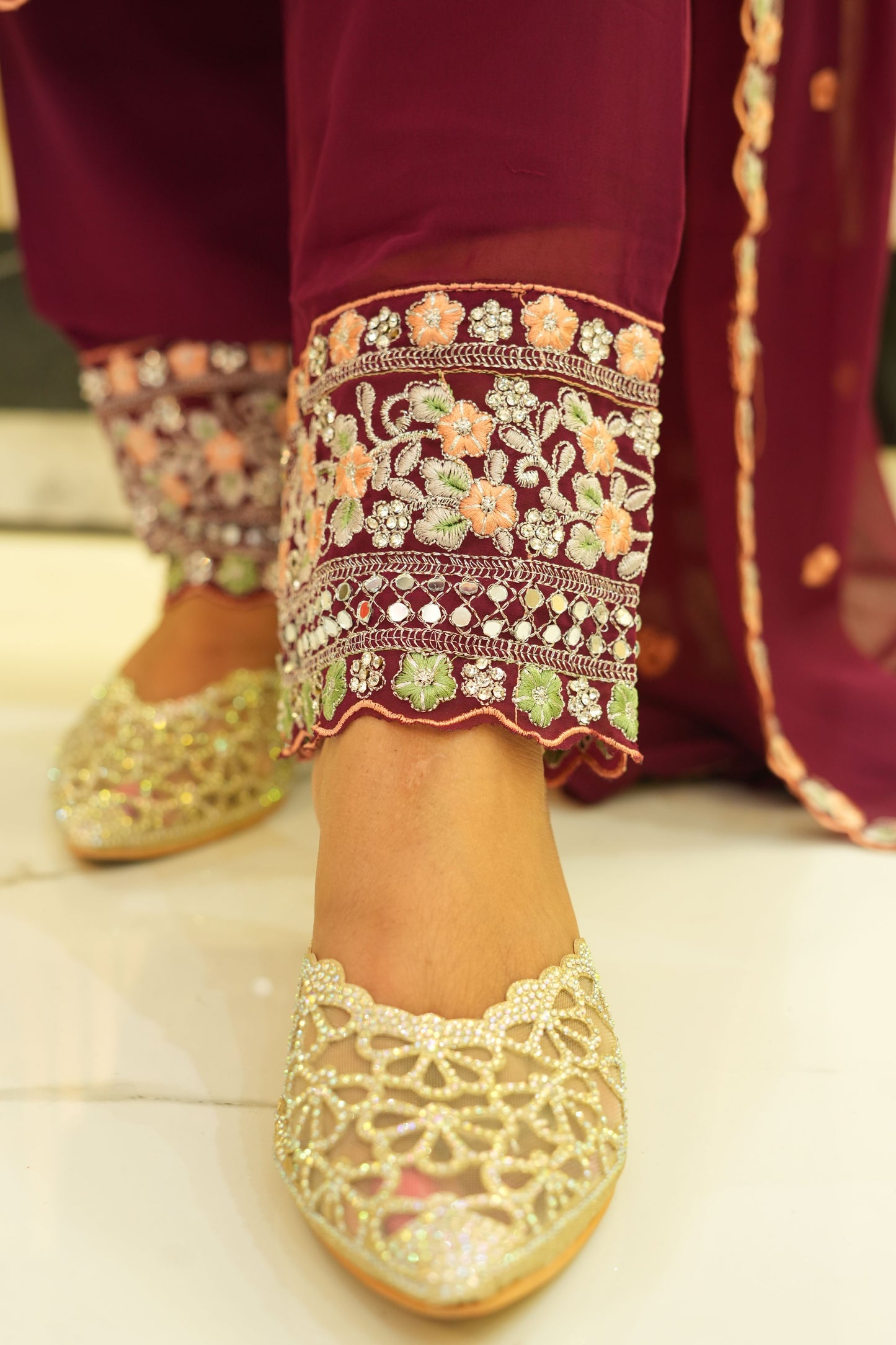 VRNY Kashmiri Style Suit