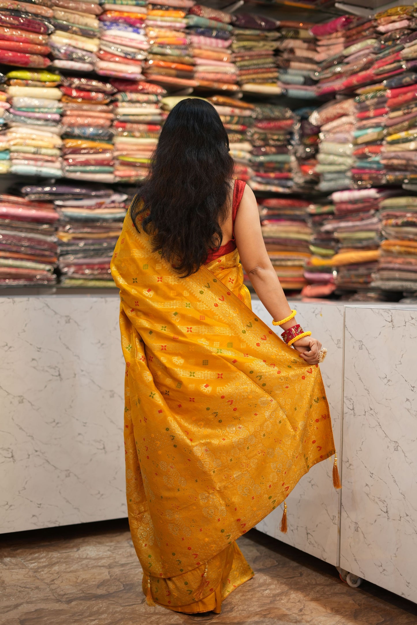 VRNY Dola Silk Saree