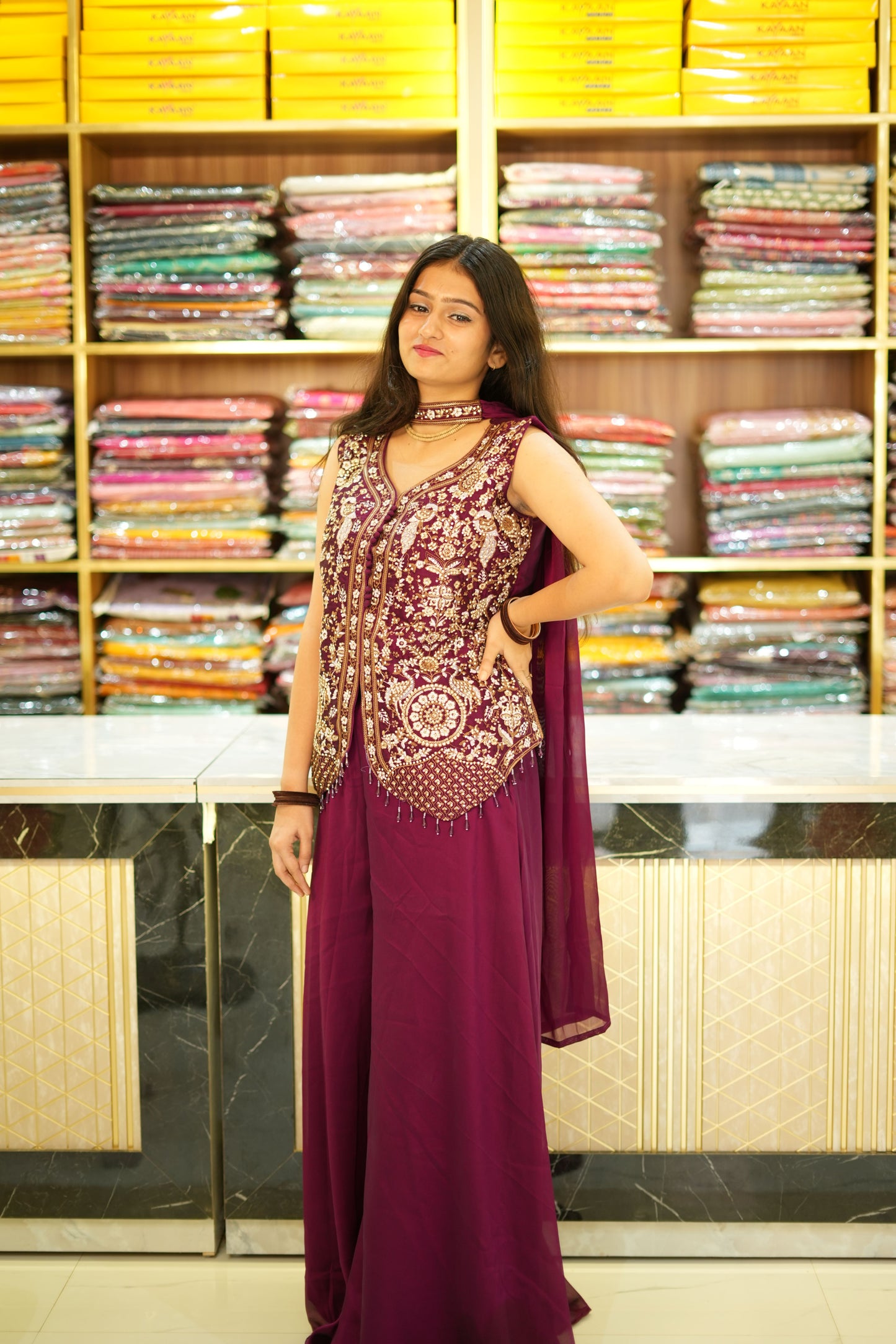 VRNY Jacked Style Kurti Set