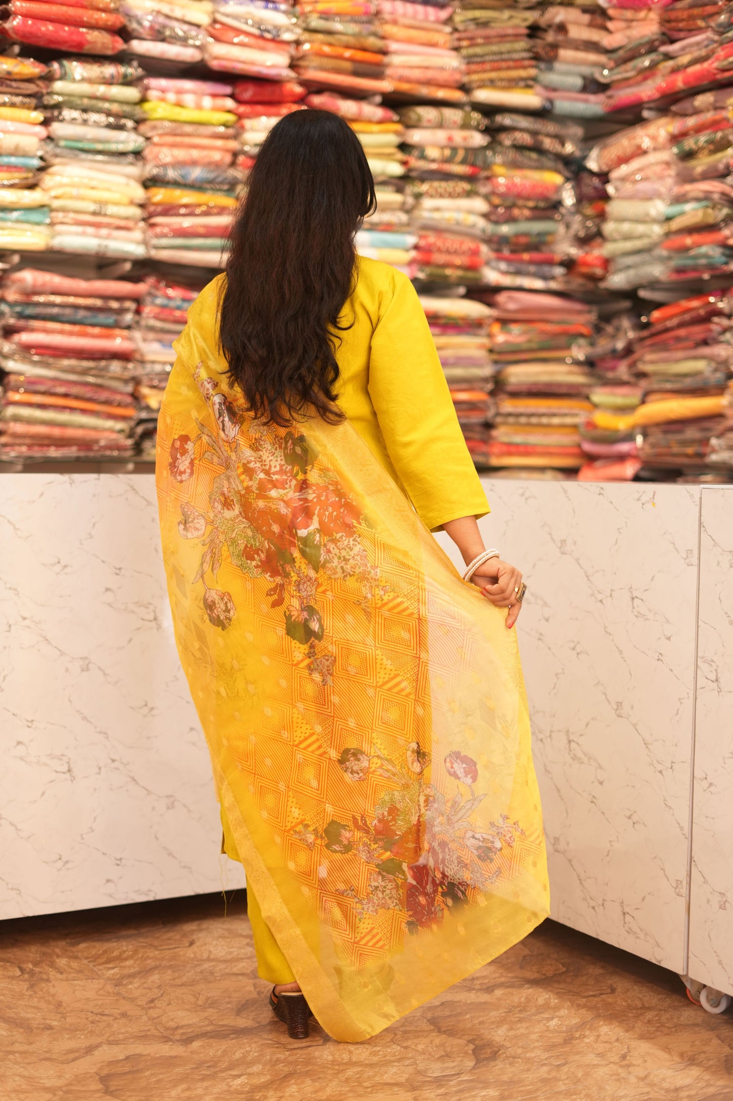 VRNY Sunshine Cotton Floral Suit Set