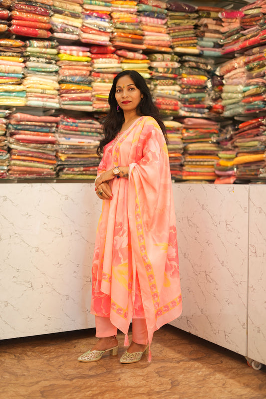 VRNY Simmer Organza Suit