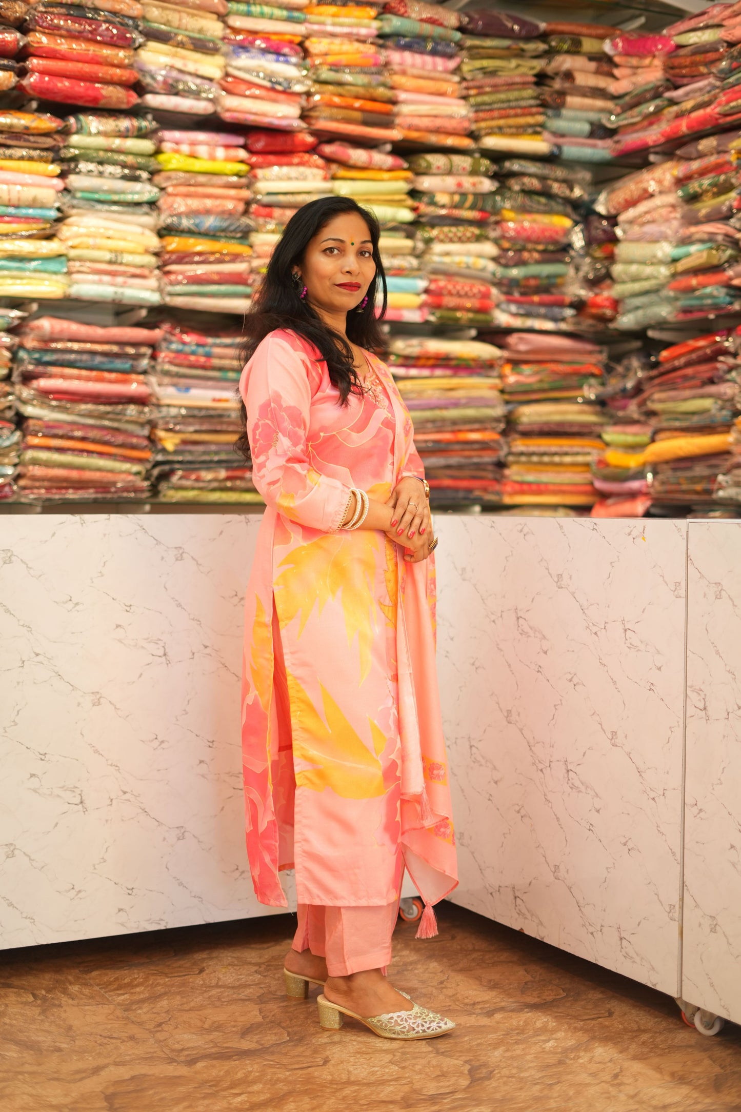 VRNY Simmer Organza Suit