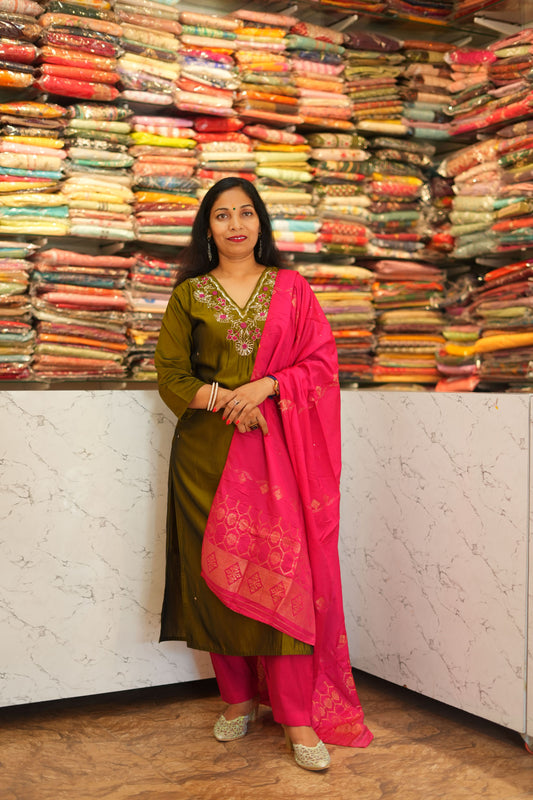VRNY Heavy Roman Silk Suit