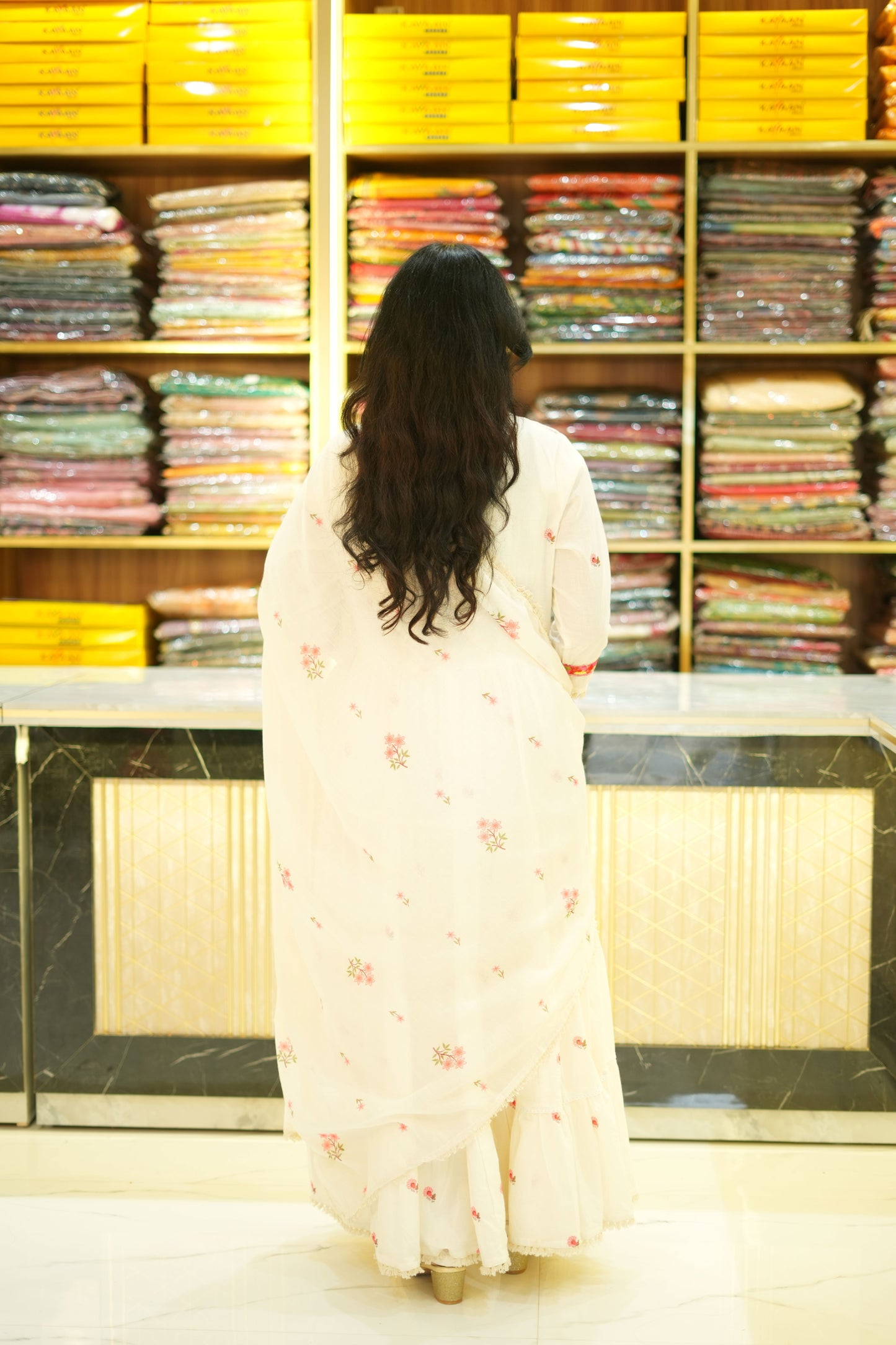 VRNY White Frock Suit