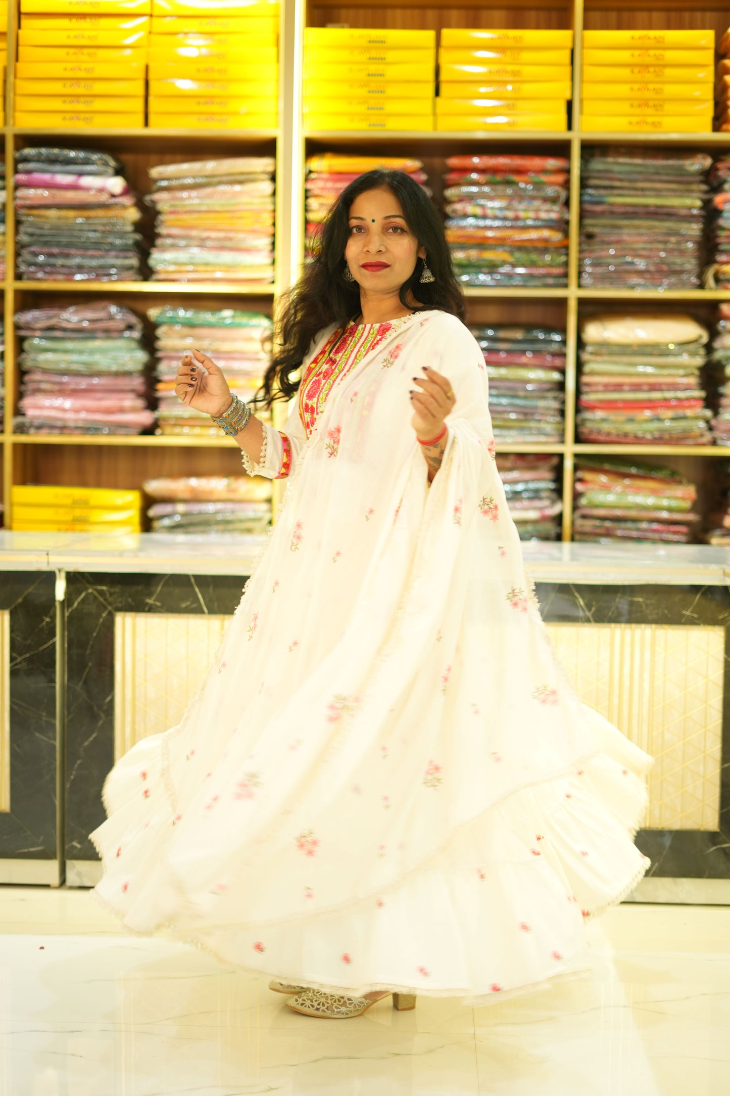 VRNY White Frock Suit