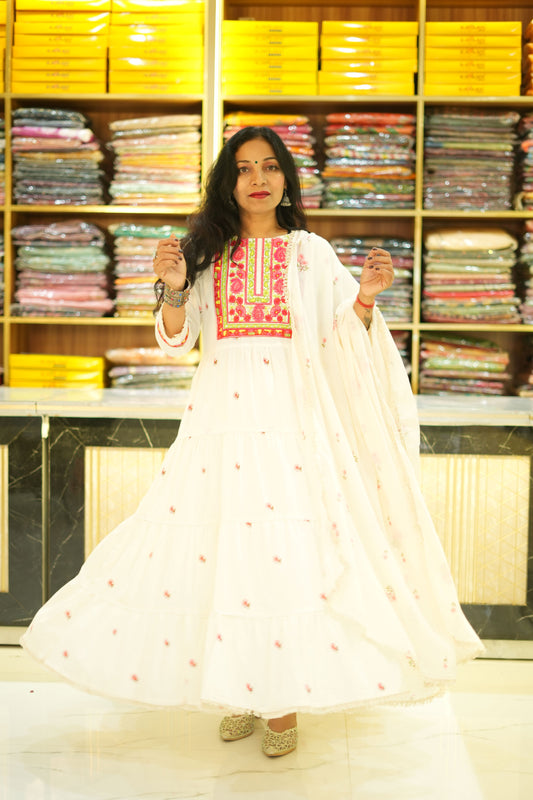 VRNY White Frock Suit