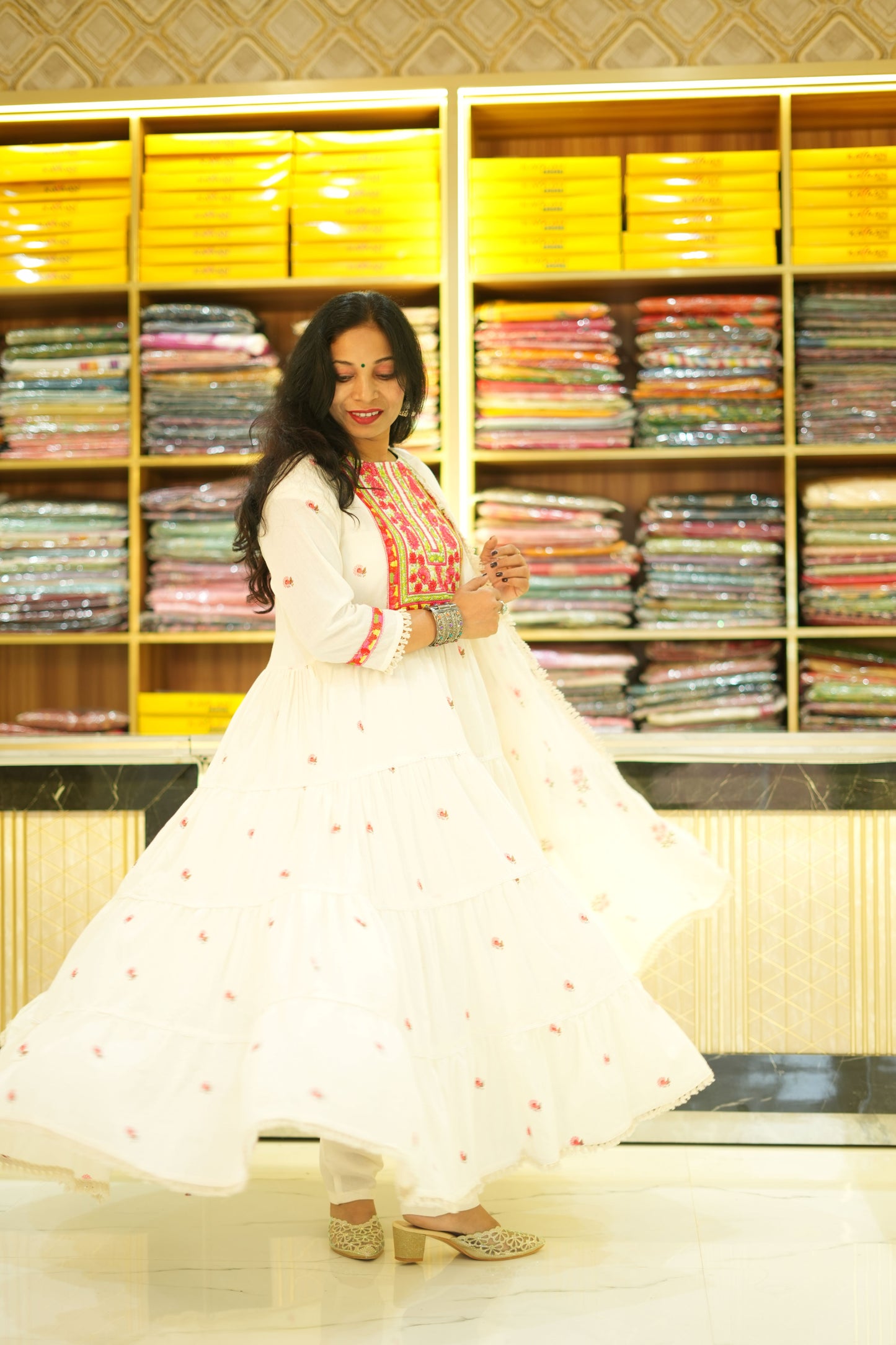 VRNY White Frock Suit